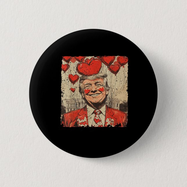 Retro Valentines day är min Va Knapp (Framsida)