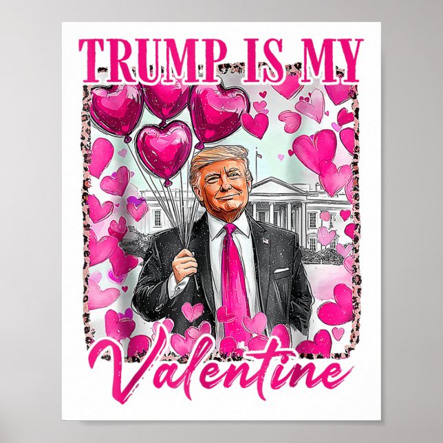 Retro Valentines day är min Va Poster (Framsidan)