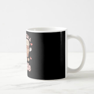 Retro Valentines day I Kärlek, du har en latte-kaf Kaffemugg