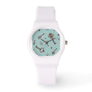 Retro valentinnycklar armbandsur