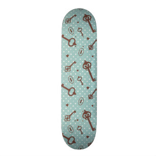 Retro valentinnycklar old school skateboard bräda 18 cm