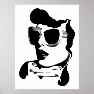 Retro Vampig Poster