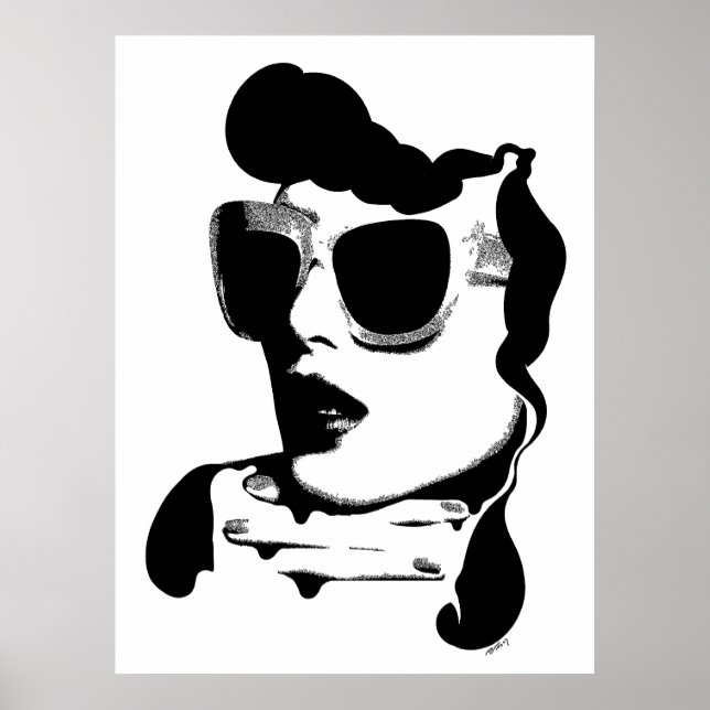 Retro Vampig Poster (Framsidan)