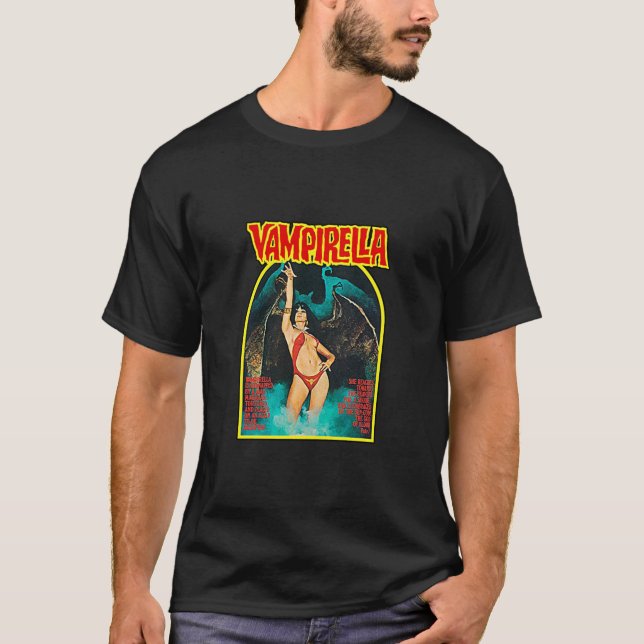 Retro Vampirella-hölje T Shirt (Framsida)