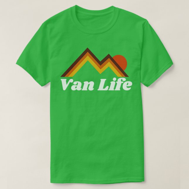 Retro Van Life T Shirt (Design framsida)