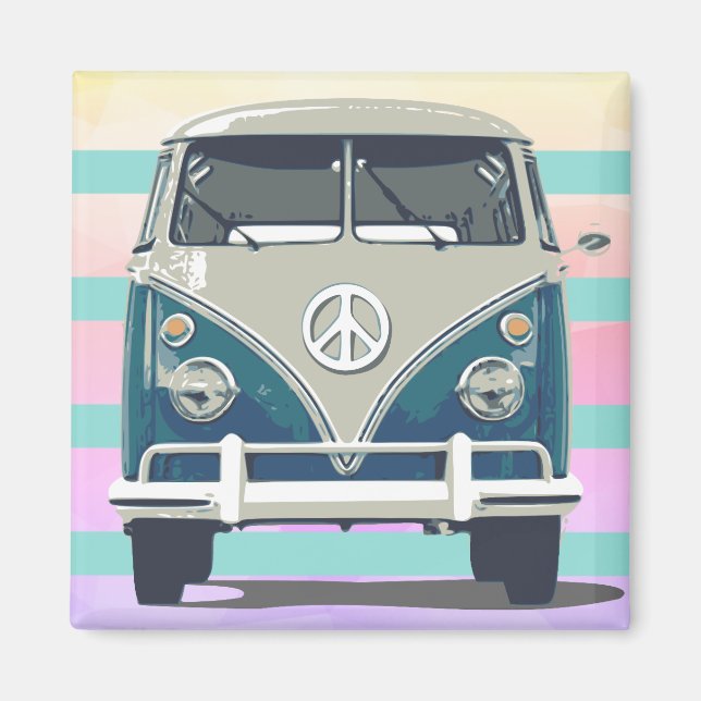 Retro Van Magnet (Framsidan)