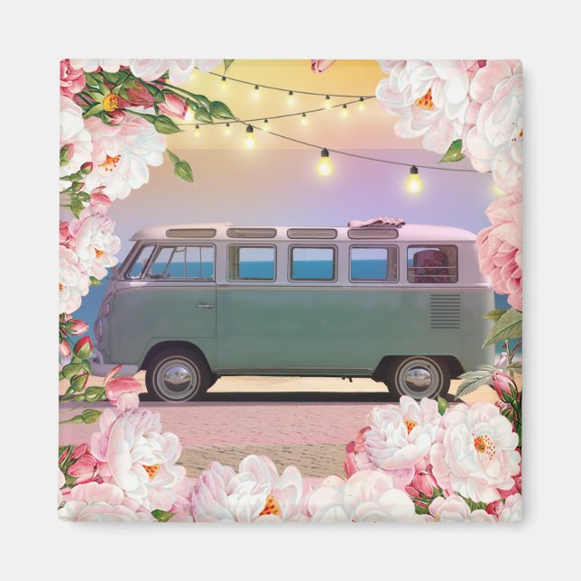 Retro Van Magnet (Framsidan)