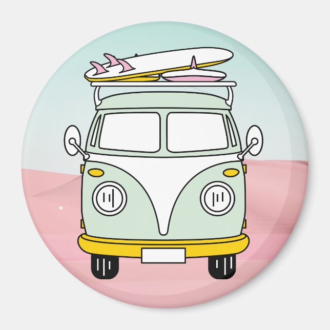 Retro Van Magnet (Framsidan)