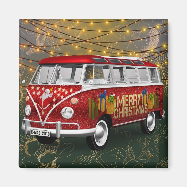 Retro Van Magnet (Framsidan)