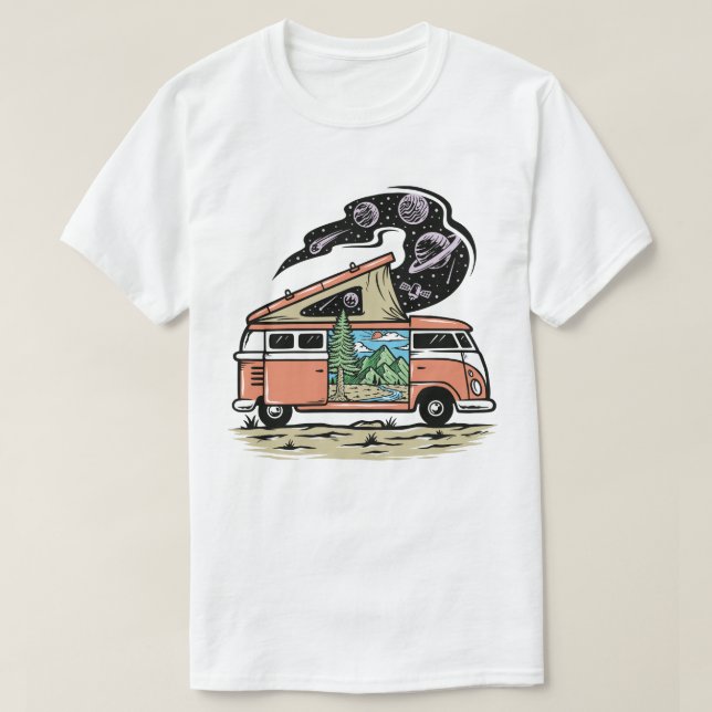 Retro Van T-Shirt (Design framsida)