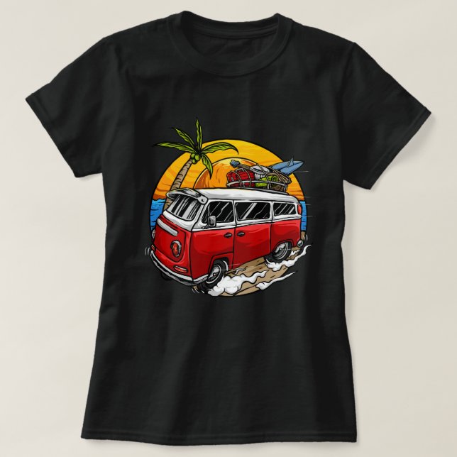 Retro Van T Shirt (Design framsida)