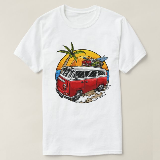 Retro Van T-Shirt (Design framsida)