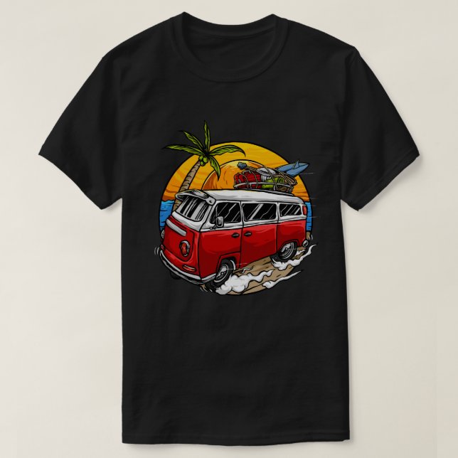 Retro Van T Shirt (Design framsida)