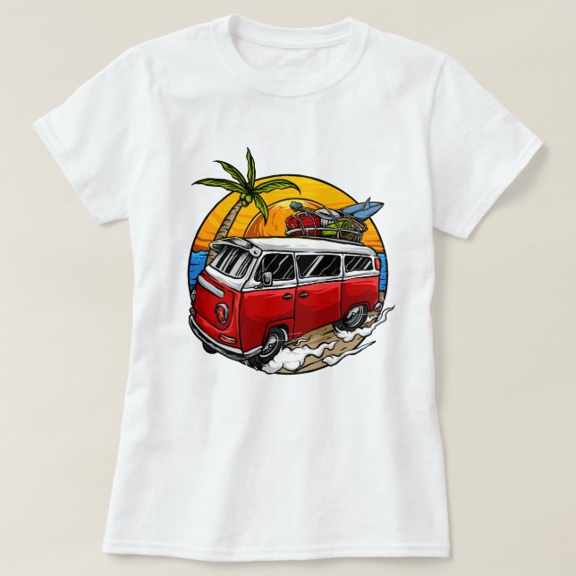 Retro Van T-Shirt (Design framsida)