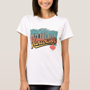 Retro Vancouver T Shirt