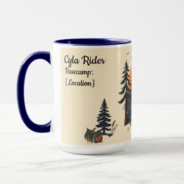 Retro vandringsklubb nationalpark mugg (Vänster)