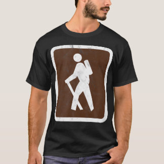 Retro vandringsskylt - Vintage slitna Vandring T Shirt
