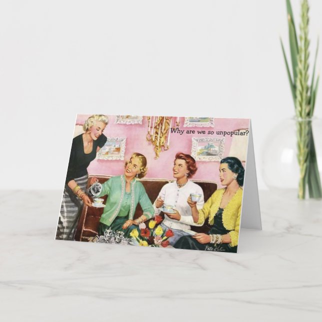 Retro-vänner - varför är vi så impopulära? kort (Framsida)