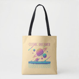 Retro Vaporwave Planeter Synthwave Tygkasse