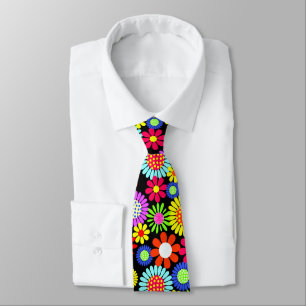 Retro vår hippie flower power slips