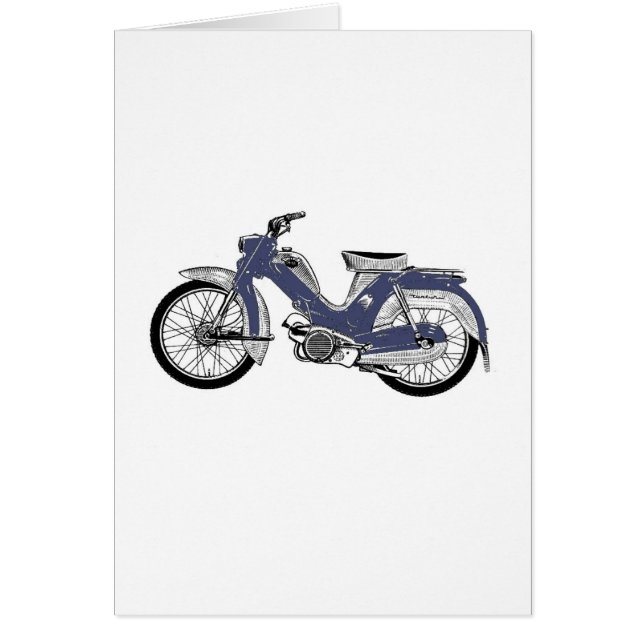 Retro varade nedstämd Tunturi Hälsningskort (Framsidan)