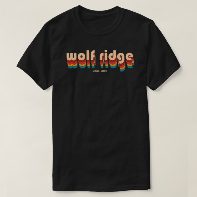 Retro Varg Ridge Ski T Shirt (Design framsida)