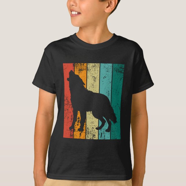 Retro-Varg T Shirt (Framsida)