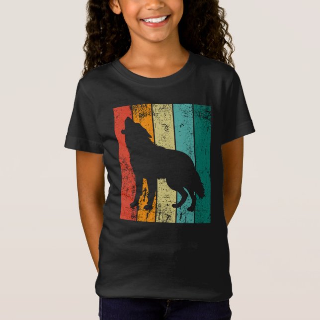 Retro-Varg T Shirt (Framsida)