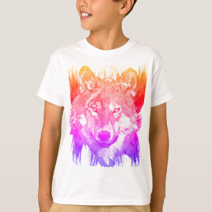 Retro Varg T-Shirt - färgfull Varg Shirt