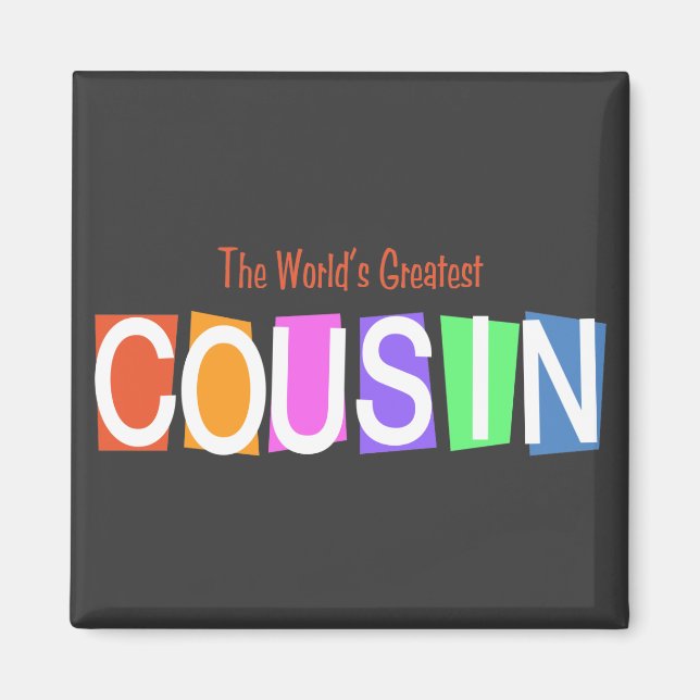 Retro Världsmästare Cousin Magnet (Framsidan)
