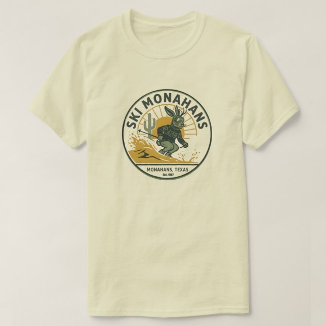 Retro väst Texas State Park parodi grafisk t-shirt (Design framsida)