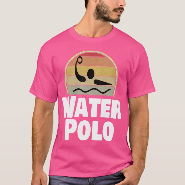 Retro Vatten Polo Shirt Player Matching Team Gift  T (Framsida)
