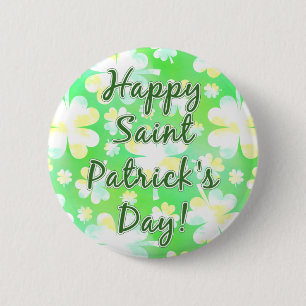 Retro vattenfärg för lyckliga st patrick's knapp