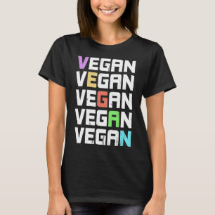 Retro Vegan Shirt Coola Vegetarian Gift T