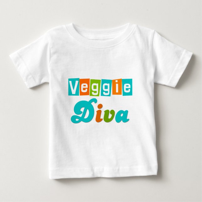 Retro VeggieDiva Tröja (Framsida)