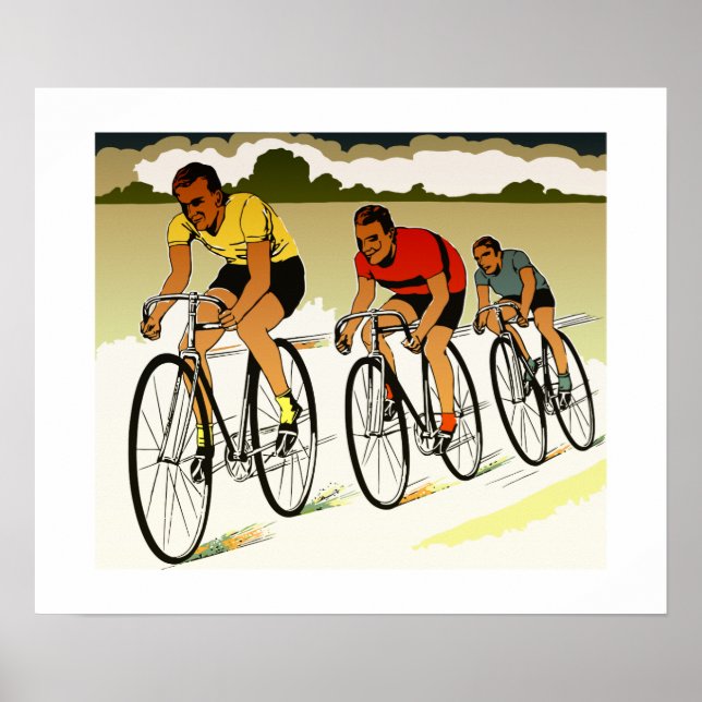 Retro-vektorbilder: tävling poster (Framsidan)