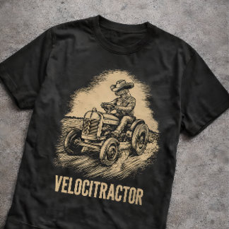 Retro Velocitractor Jordbrukstraktor Nostalgisk Ro T Shirt