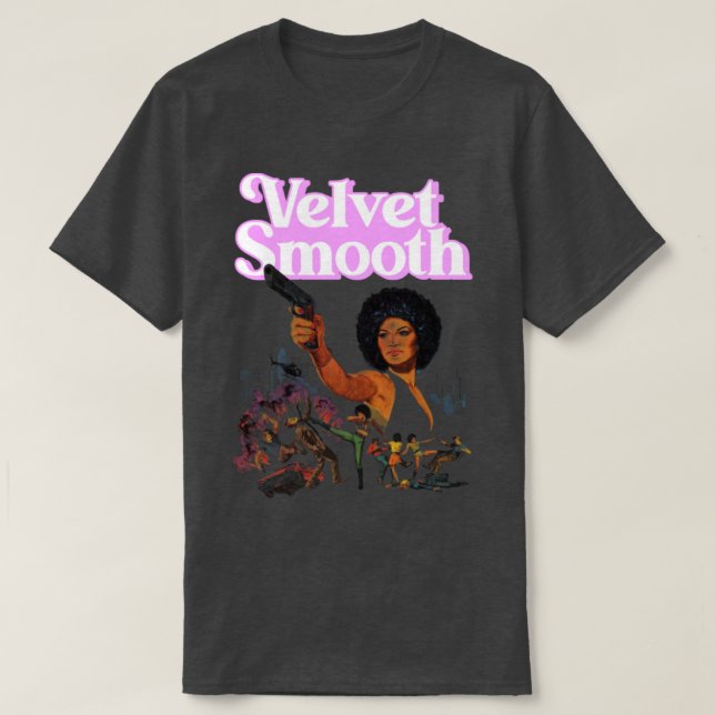 Retro Velvet Smooth Cult Classic T Shirt (Design framsida)