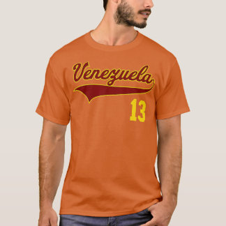 Retro Venezuela Baseball Vinotinto Beisbol 13 T Shirt