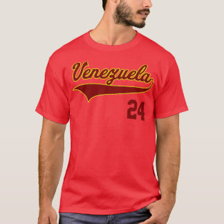 Retro Venezuela Baseball Vinotinto Beisbol 24 T Shirt