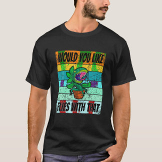 Retro Venus Fly Trap Shirt Carnivorous Plant Shirt T