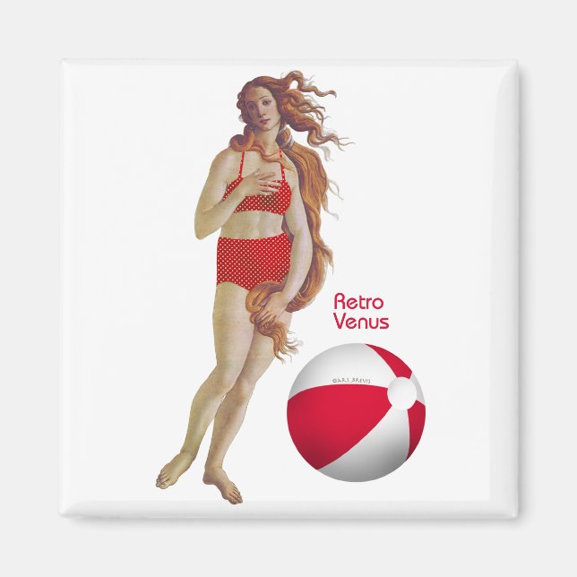 Retro Venus Magnet (Framsidan)