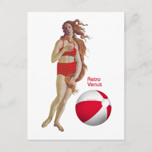 Retro Venus-vykort Vykort