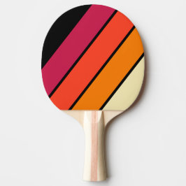 Retro VHS Kraftiga Ränder Pingisracket