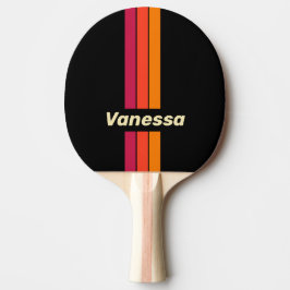 Retro VHS Pin Ränder med Namn Pingisracket
