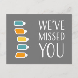 Retro Vi Har Savnat Kiropraktik Påminnelse Vykort