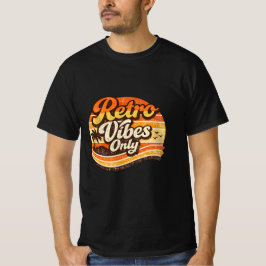 Retro-vibbar: Retro Vibbar Design- Endast Retro Vi T Shirt