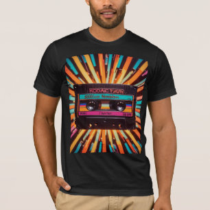 Retro Vibes 80s/90s Vintage Grafik T-shirt