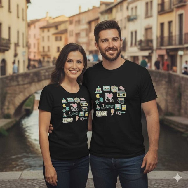 Retro Vibes: 90-Tal T-Shirt (Skapare uppladdad)
