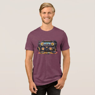 Retro Vibes: Boombox Dreams T Shirt